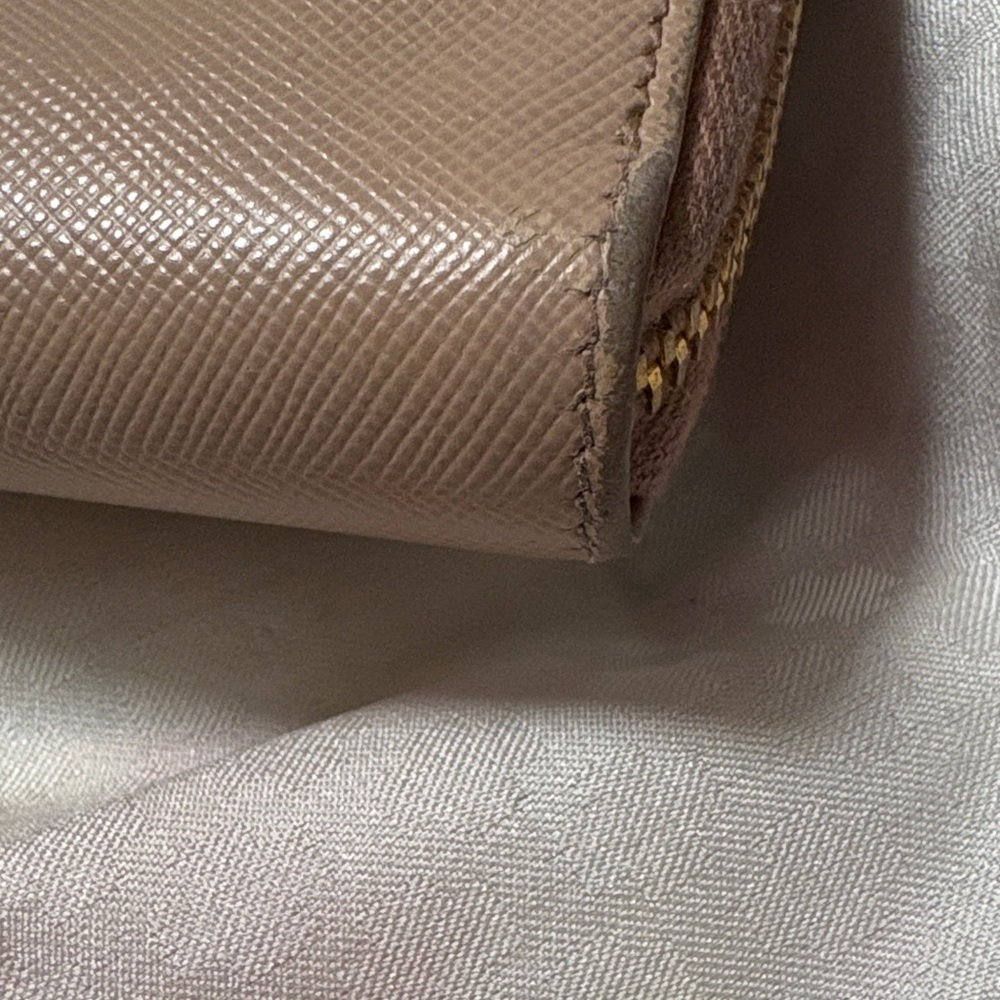 Prada Nude Leather Zip Wallet - Picture 5 of 16